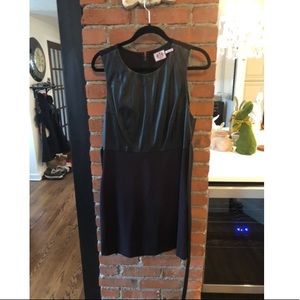 Juicy leather dress